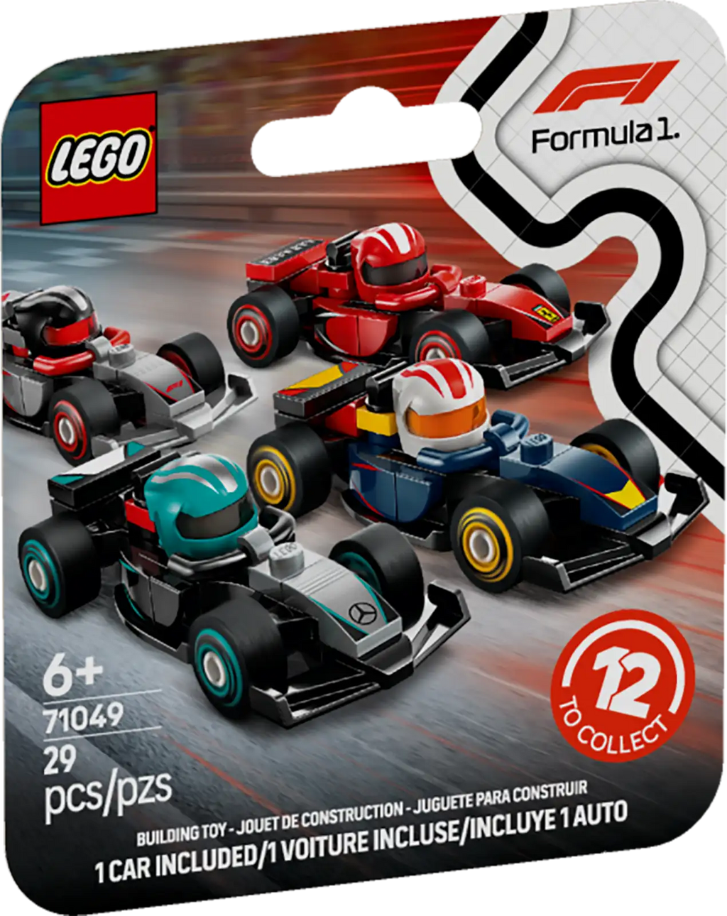 LEGO F1 - Collectible Race Cars - SEALED CASE OF 36 - #71049