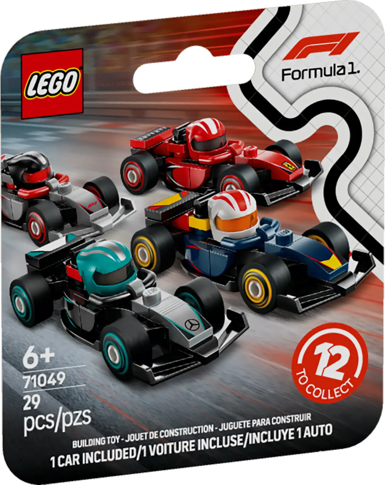 LEGO F1 - Collectible Race Cars - SEALED CASE OF 36 - #71049