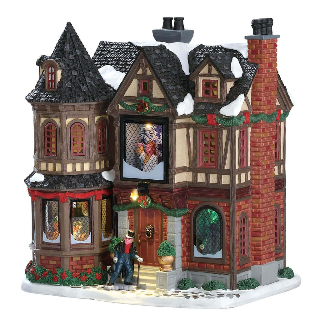 Lemax Scrooge'S Manor, With 4.5V Adaptor #75191