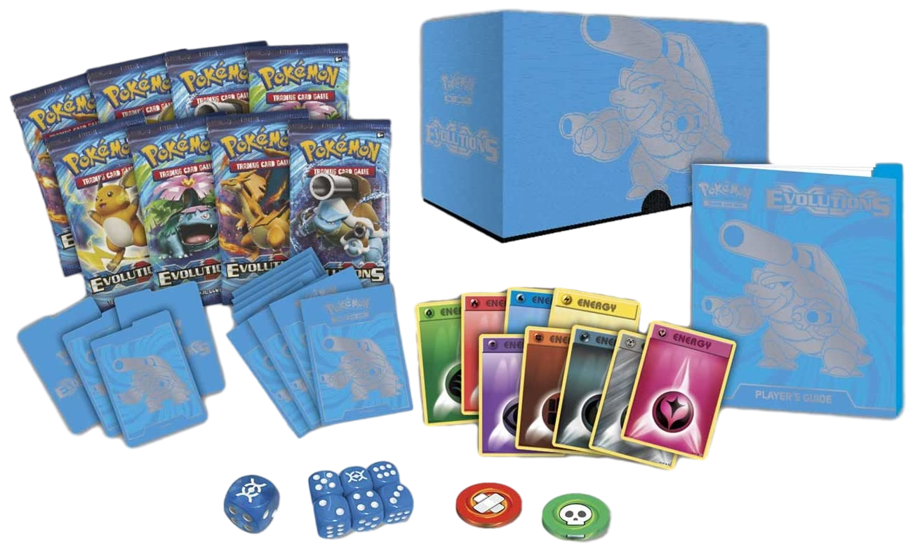 XY Evolutions Elite Trainer Boxes & Cases (Blastoise)