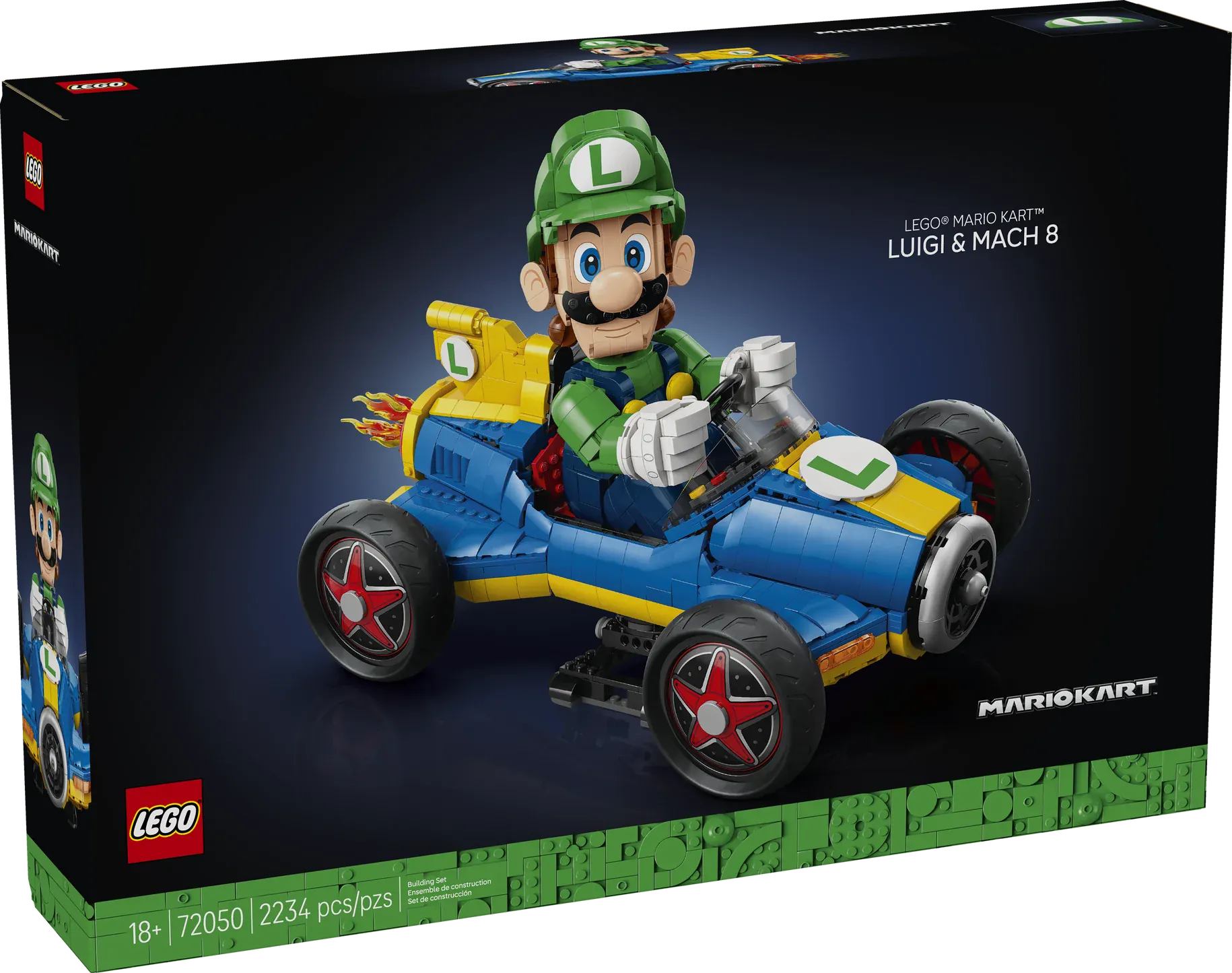 LEGO® Super Mario Mario Kart™ – Luigi & Mach 8 72050
