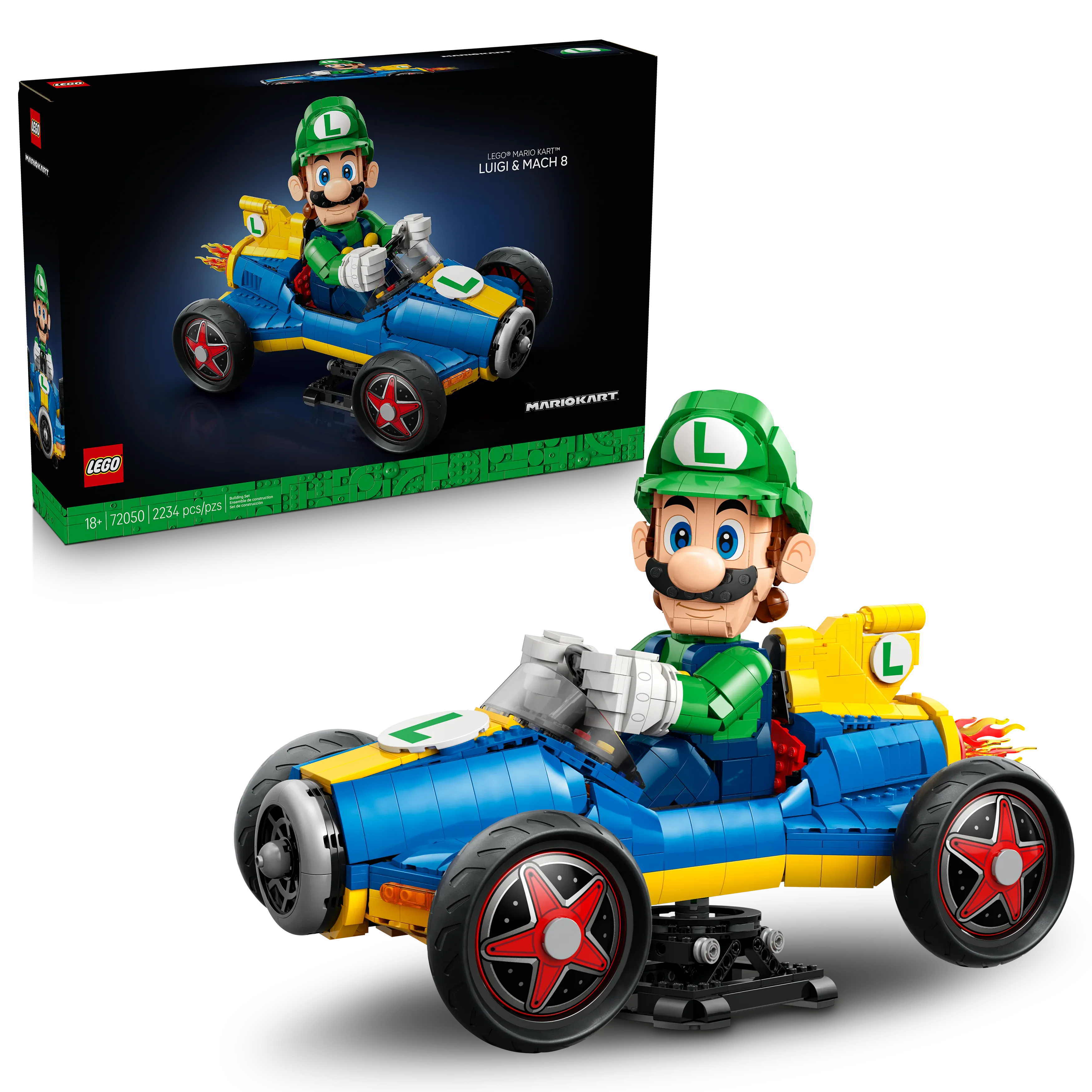 LEGO® Super Mario Mario Kart™ – Luigi & Mach 8 72050