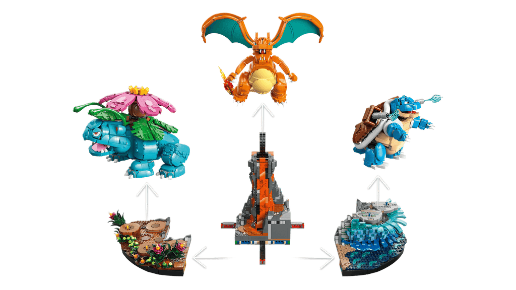 LEGO Pokemon - Venusaur, Charizard and Blastoise #72153