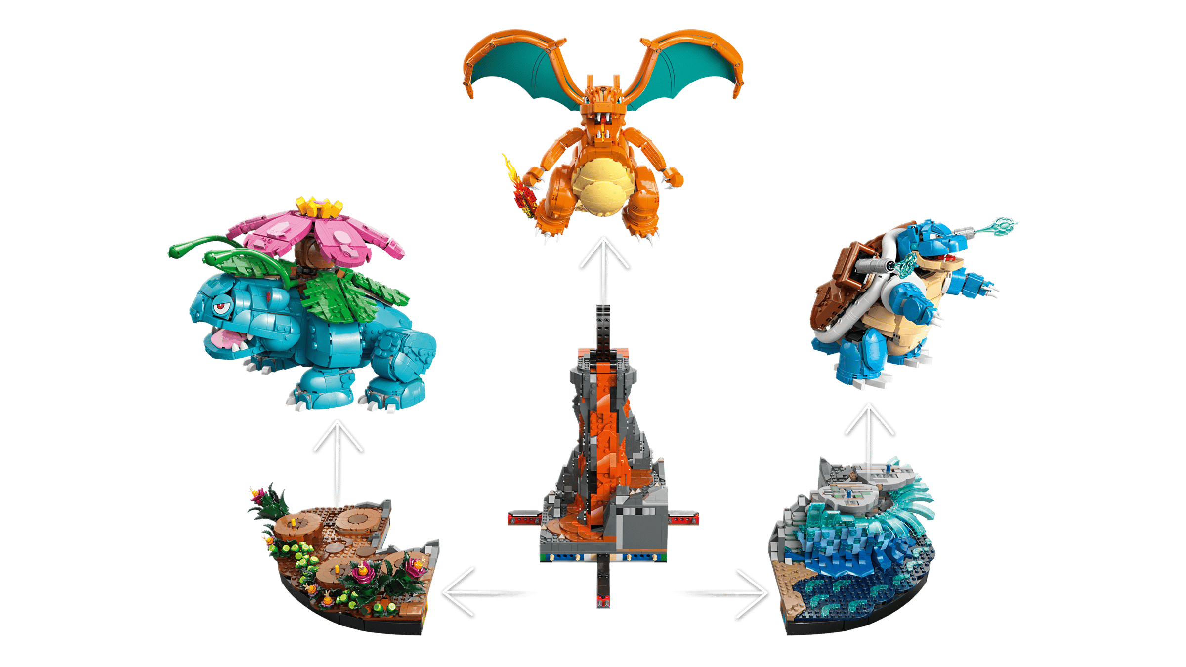 LEGO Pokemon - Venusaur, Charizard and Blastoise #72153