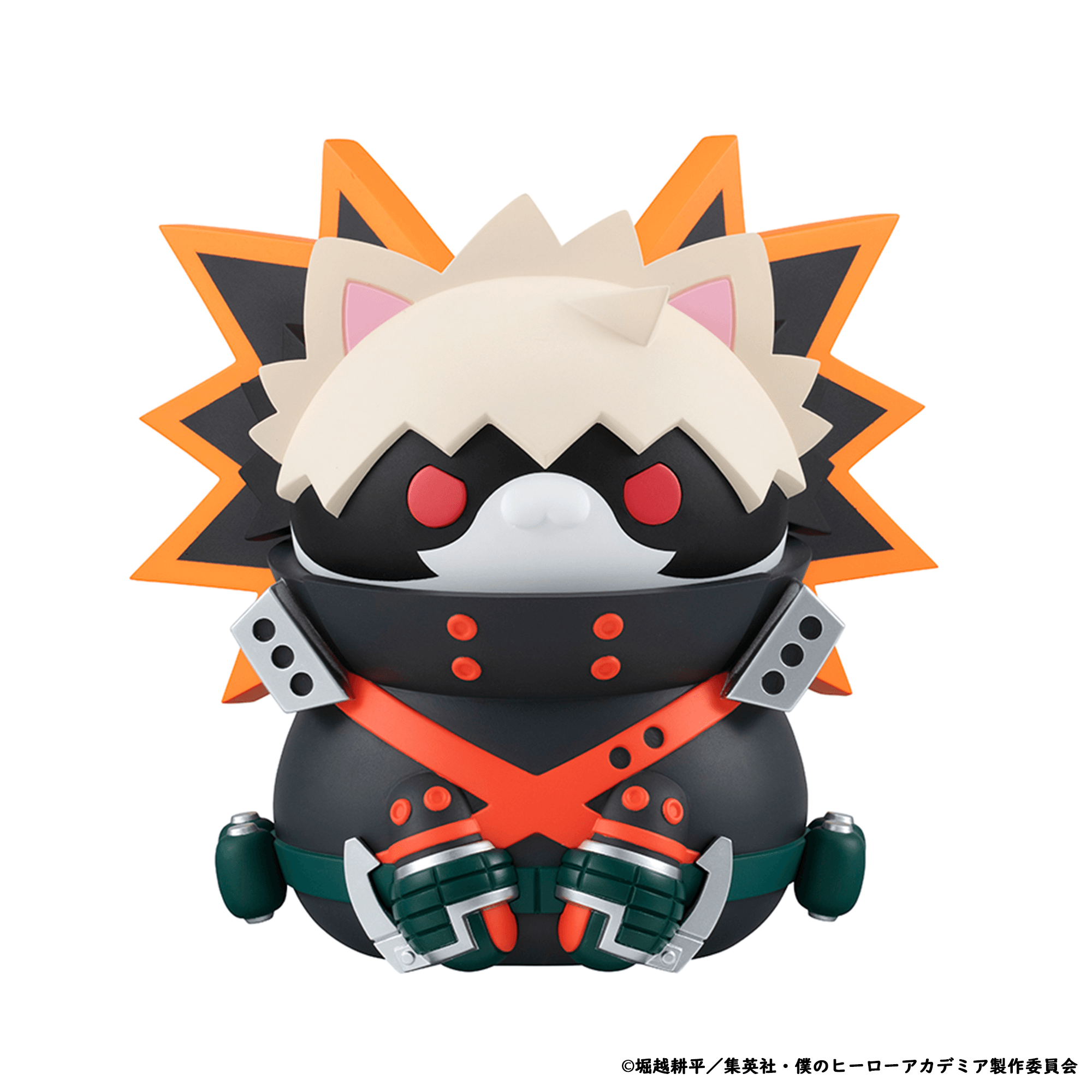 MEGA CAT PROJECT My Hero Academia Nyanto! The Big Heroaca Cats Series Midoriya &amp; Bakugo &amp; Todoroki set 【with gift】