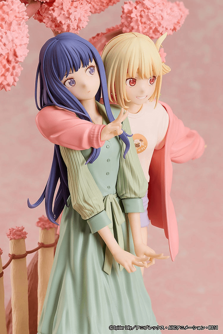 Lycoris Recoil Chisato Nishikigi &amp; Takina Inoue Spring Ver. Non-Scale Figure