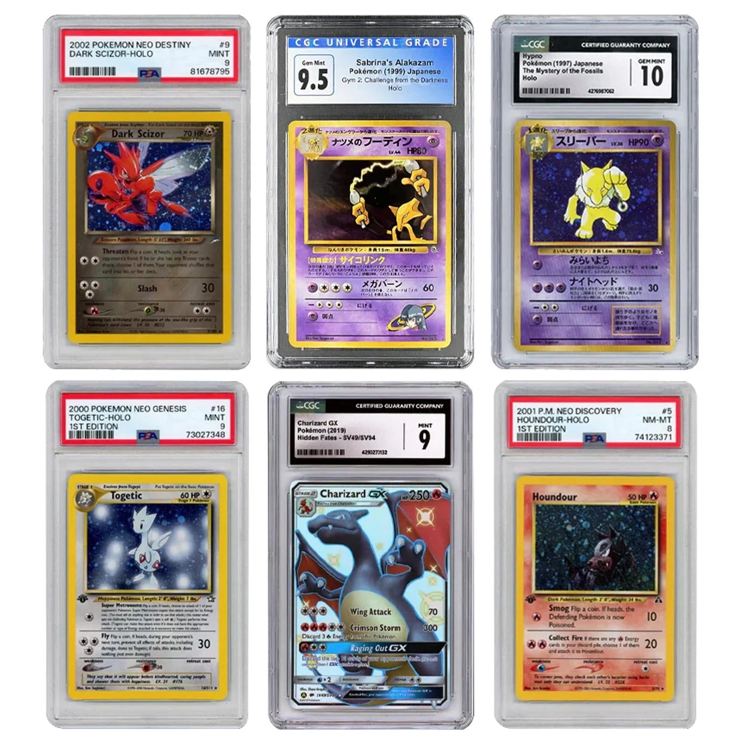 Premium Vintage Graded Pokémon Cards