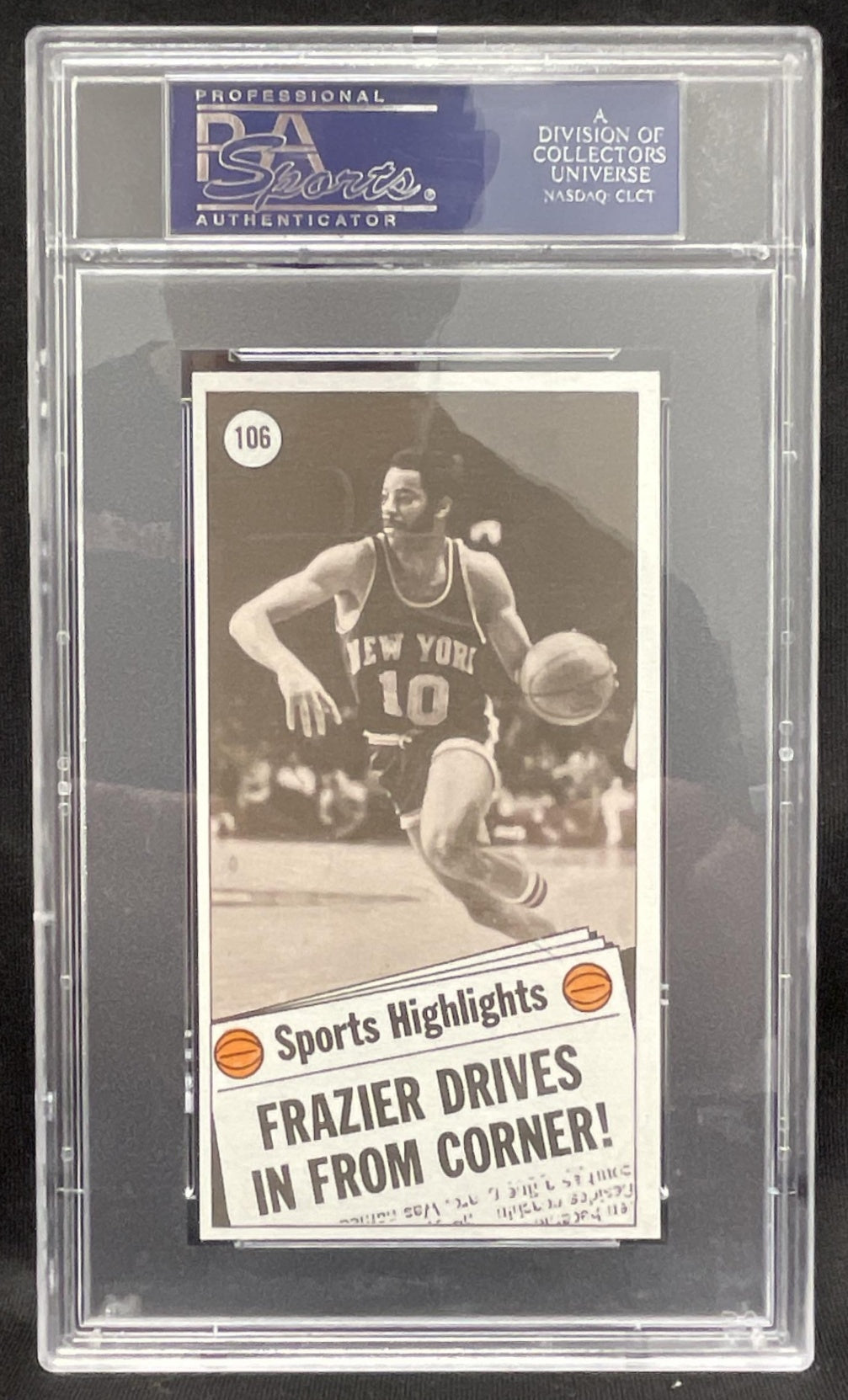 1970-71 Topps #106 Walt Frazier All-Star PSA 8
