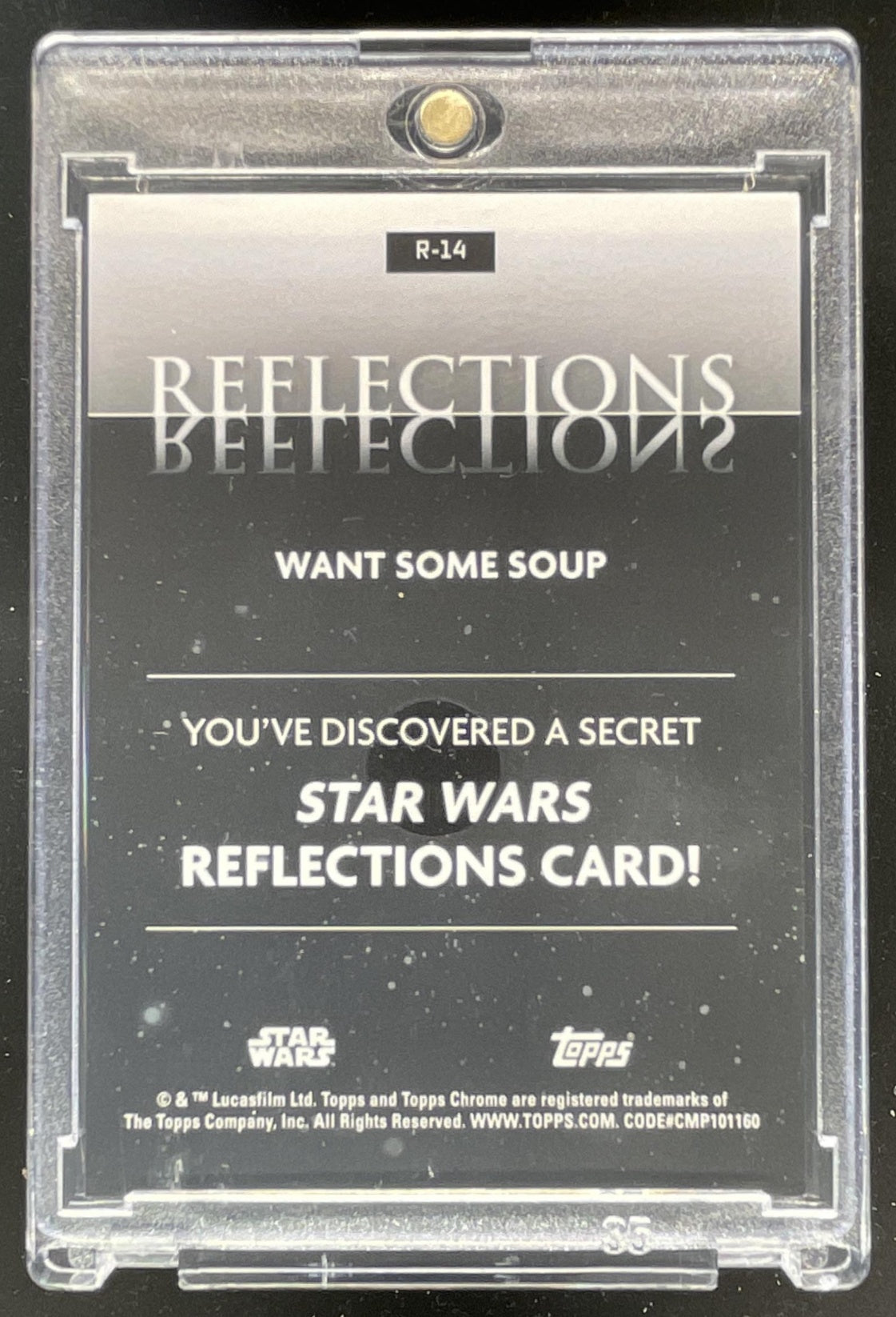 2025 Topps Chrome Star Wars Reflections #R-14 Want Some Soup