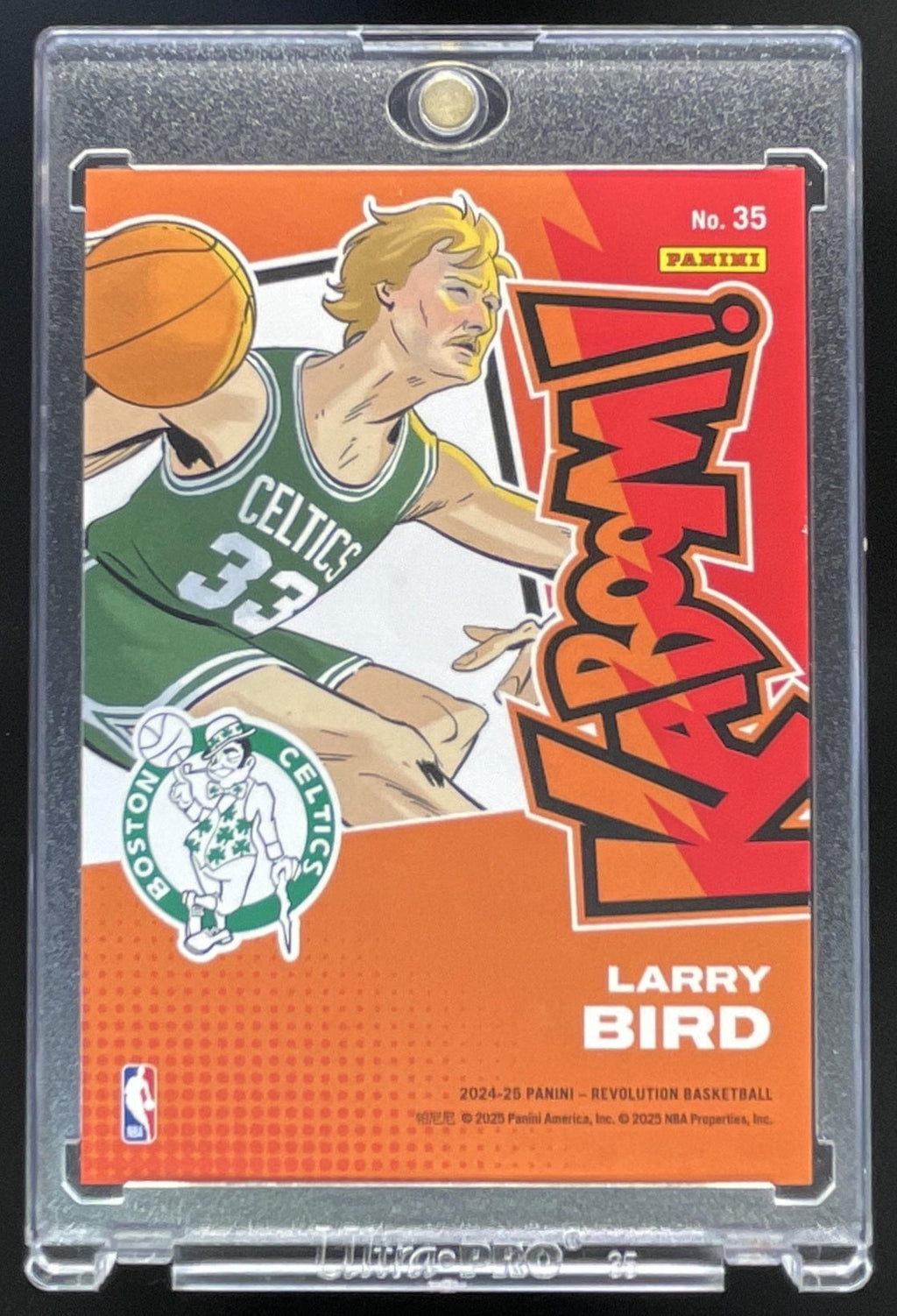 2024-25 Panini Revolution Kaboom-Horizontal #35 Larry Bird