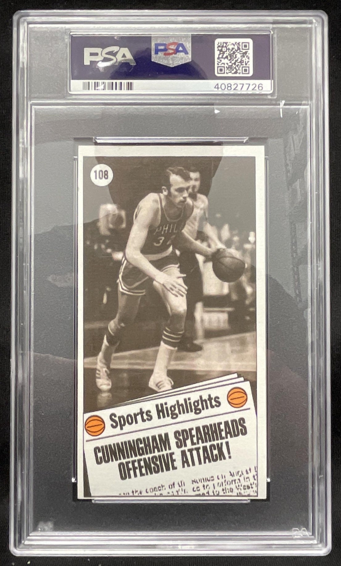 1970-71 Topps #108 Billy Cunningham SP All-Star PSA 8