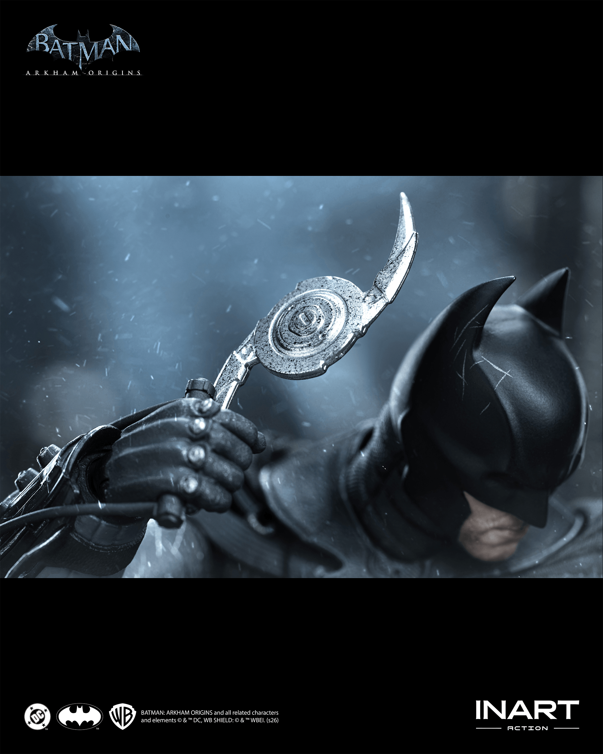 INART Action – Batman: Arkham Origins – Batman (Battle Damaged Version) Action Figure
