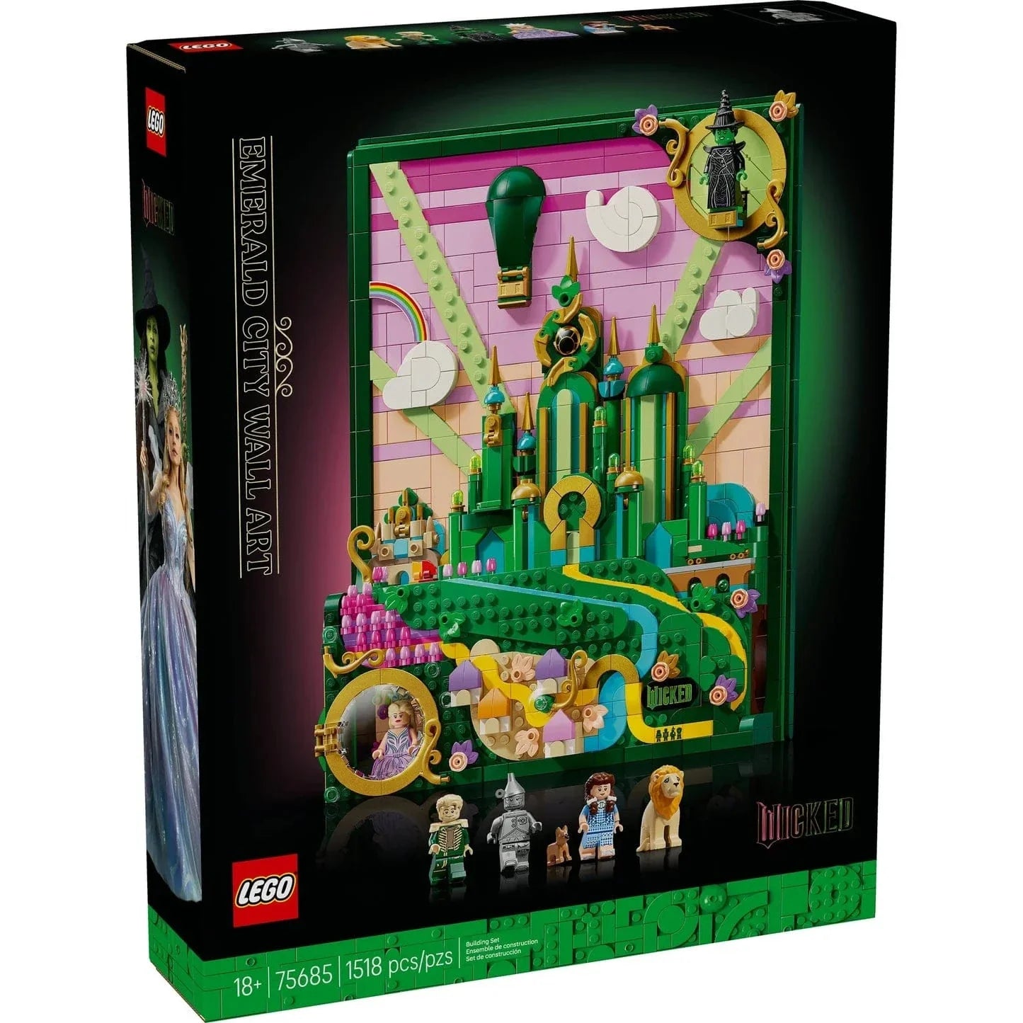 LEGO® Wicked™ Emerald City Wall Art 75685