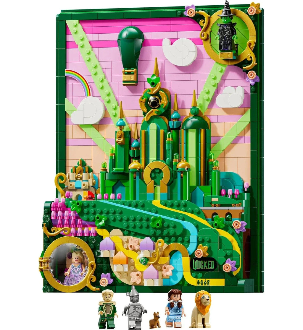 LEGO® Wicked™ Emerald City Wall Art 75685