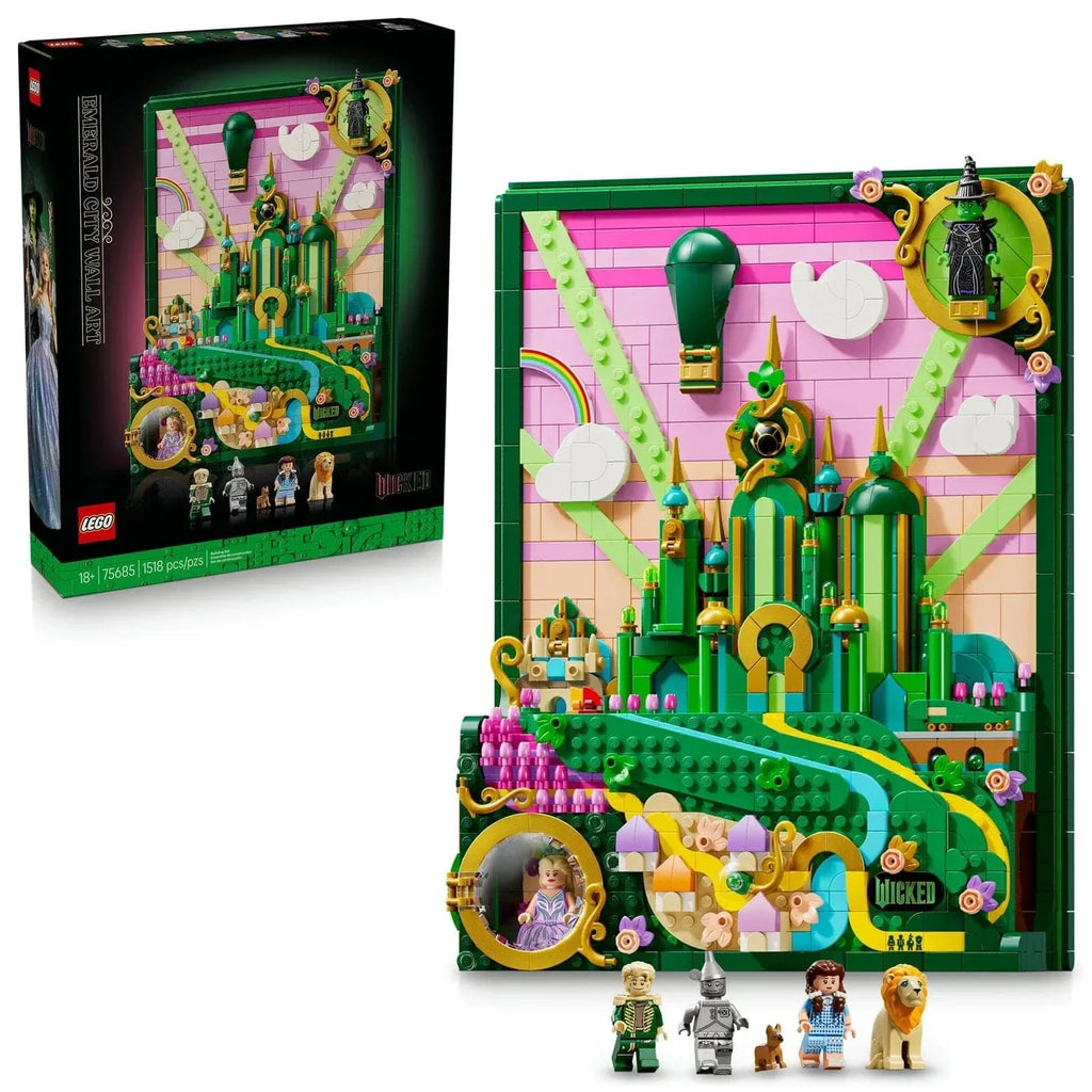 LEGO® Wicked™ Emerald City Wall Art 75685
