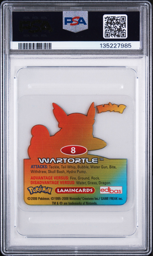 PSA 9 WARTORTLE