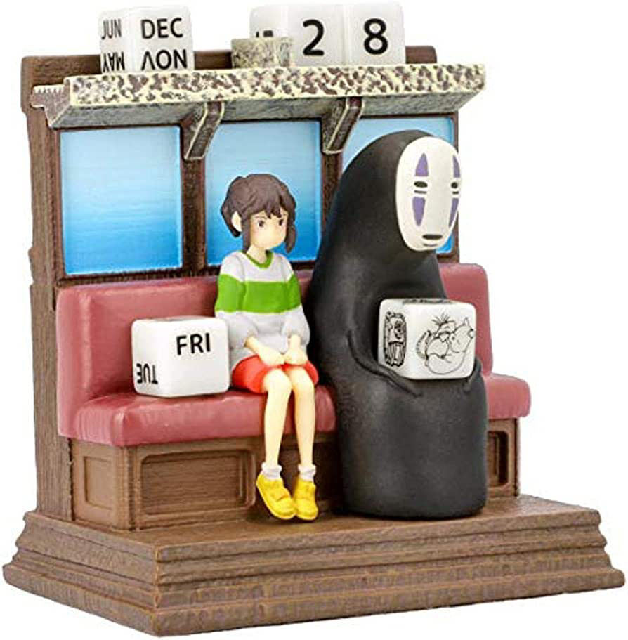 Spirited Away Riding the Railway Perpetual Calendar "Spirited Away" (Box/3)