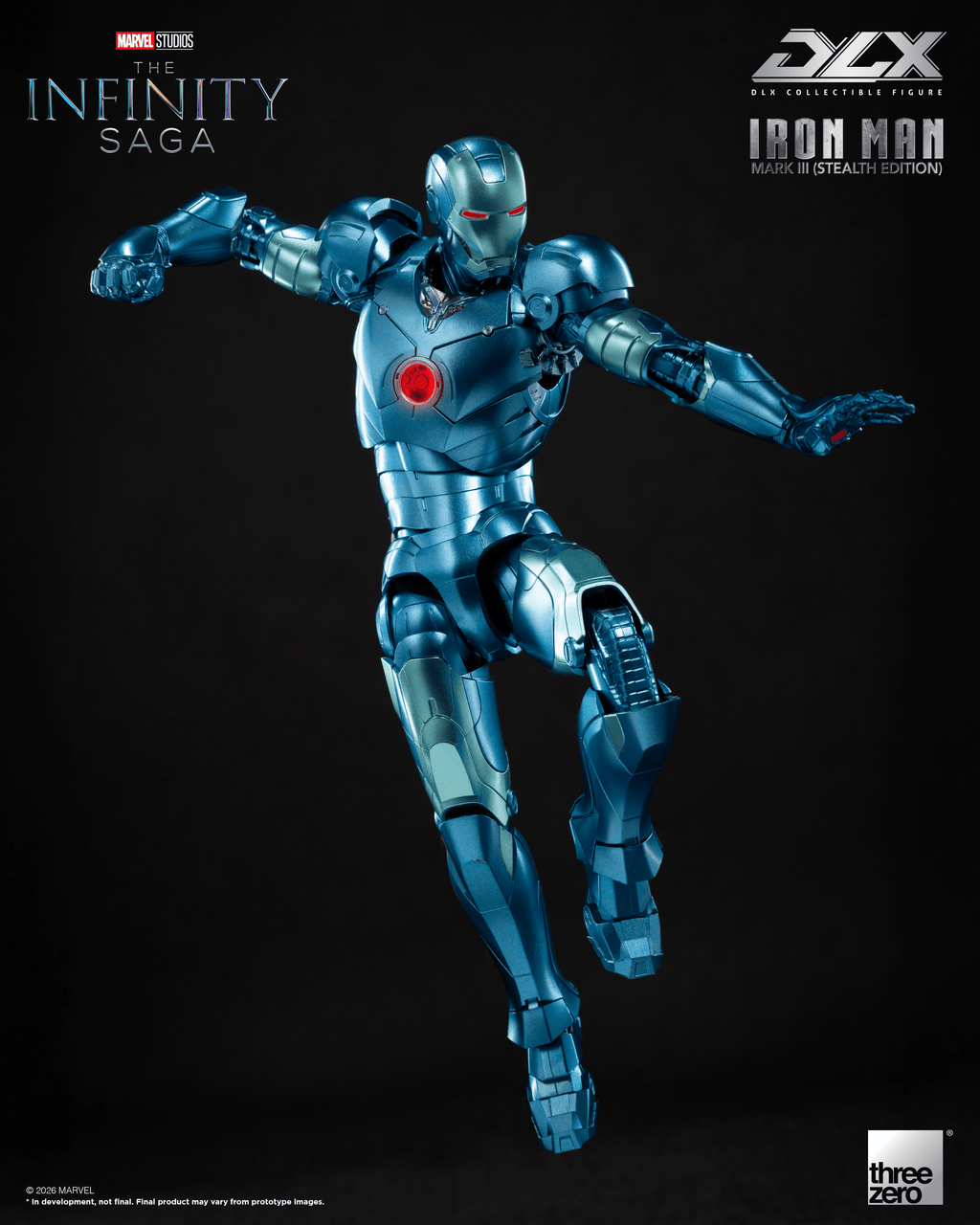 Marvel Studios: The Infinity Saga - DLX Iron Man Mark 3 (Stealth Edition)