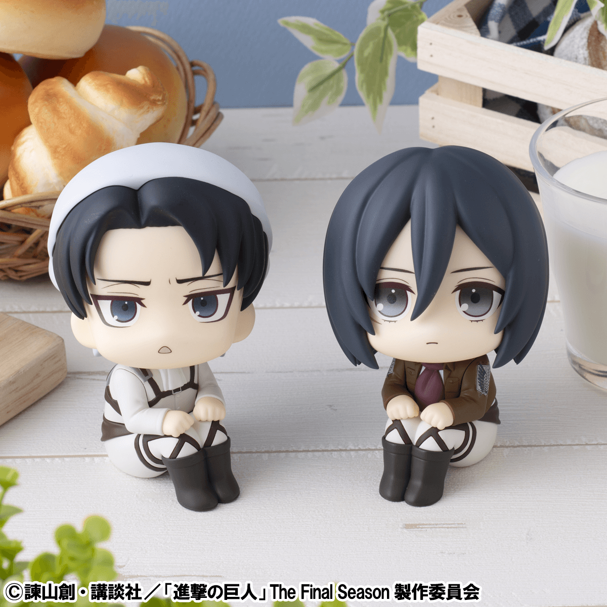 Lookup Attack on Titan Levi Cleaning up Ver. &amp; Mikasa Ackerman set【with gift】
