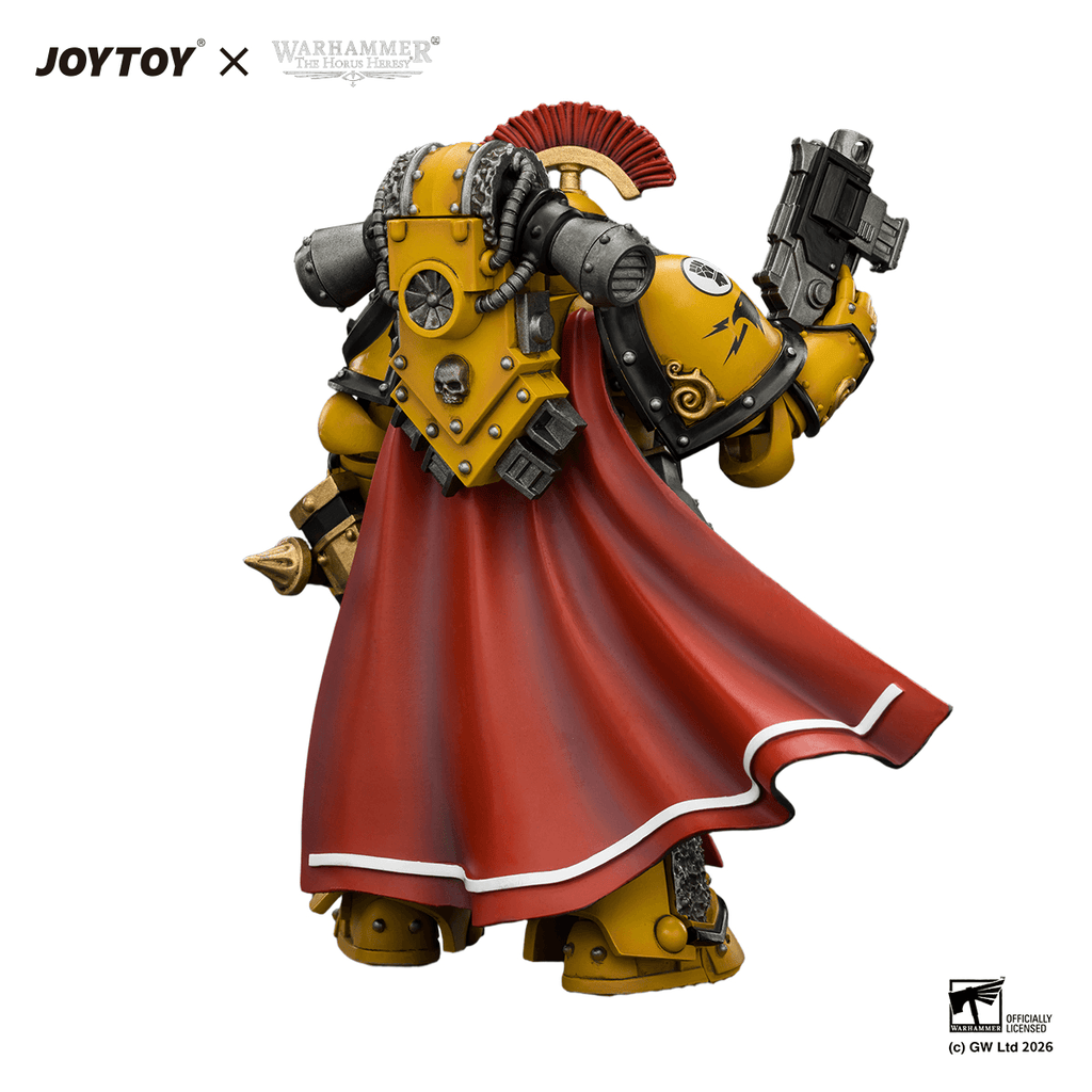 Imperial Fists Legion Praetor in Mk III Armour with Power Sword and Bolt Pistol