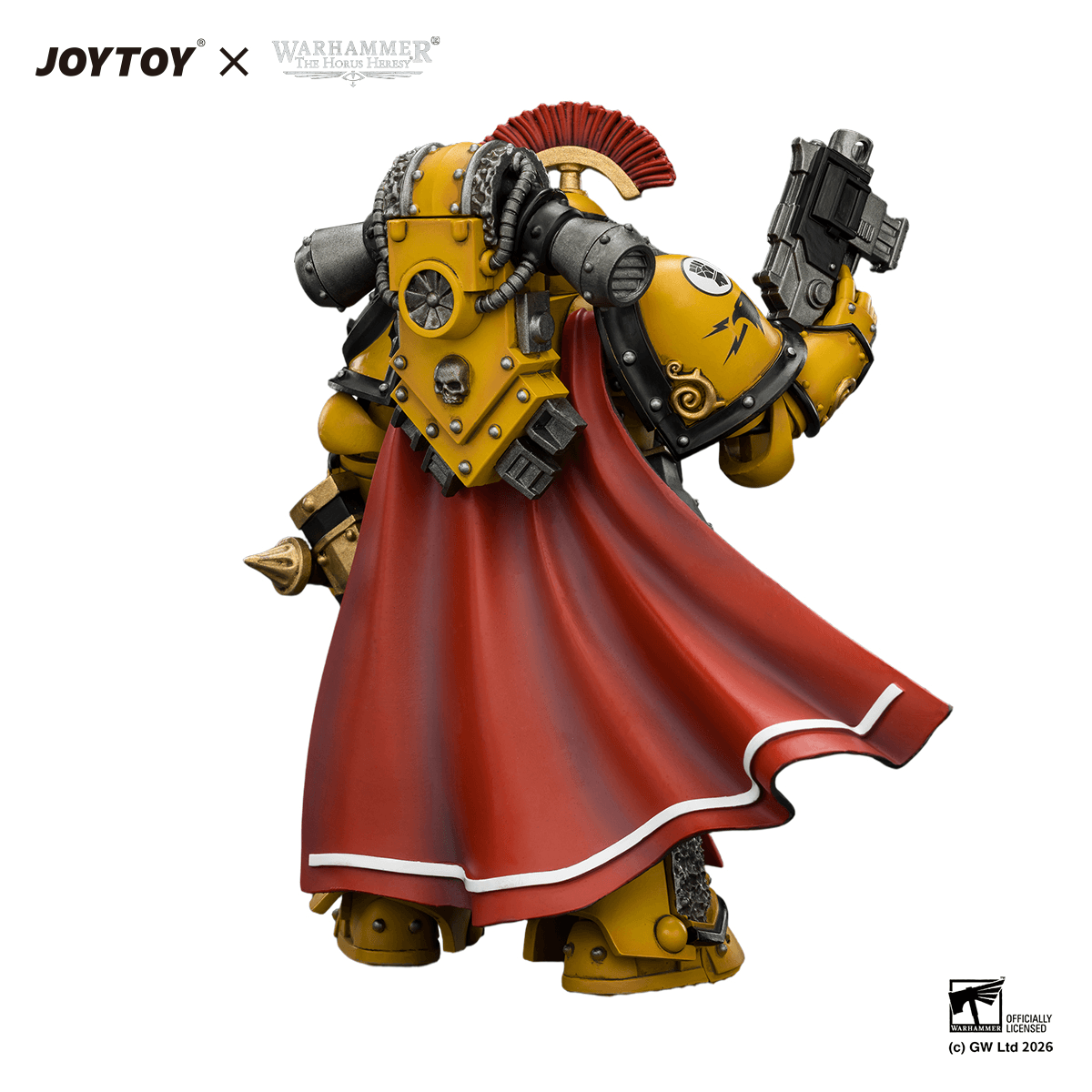Imperial Fists Legion Praetor in Mk III Armour with Power Sword and Bolt Pistol