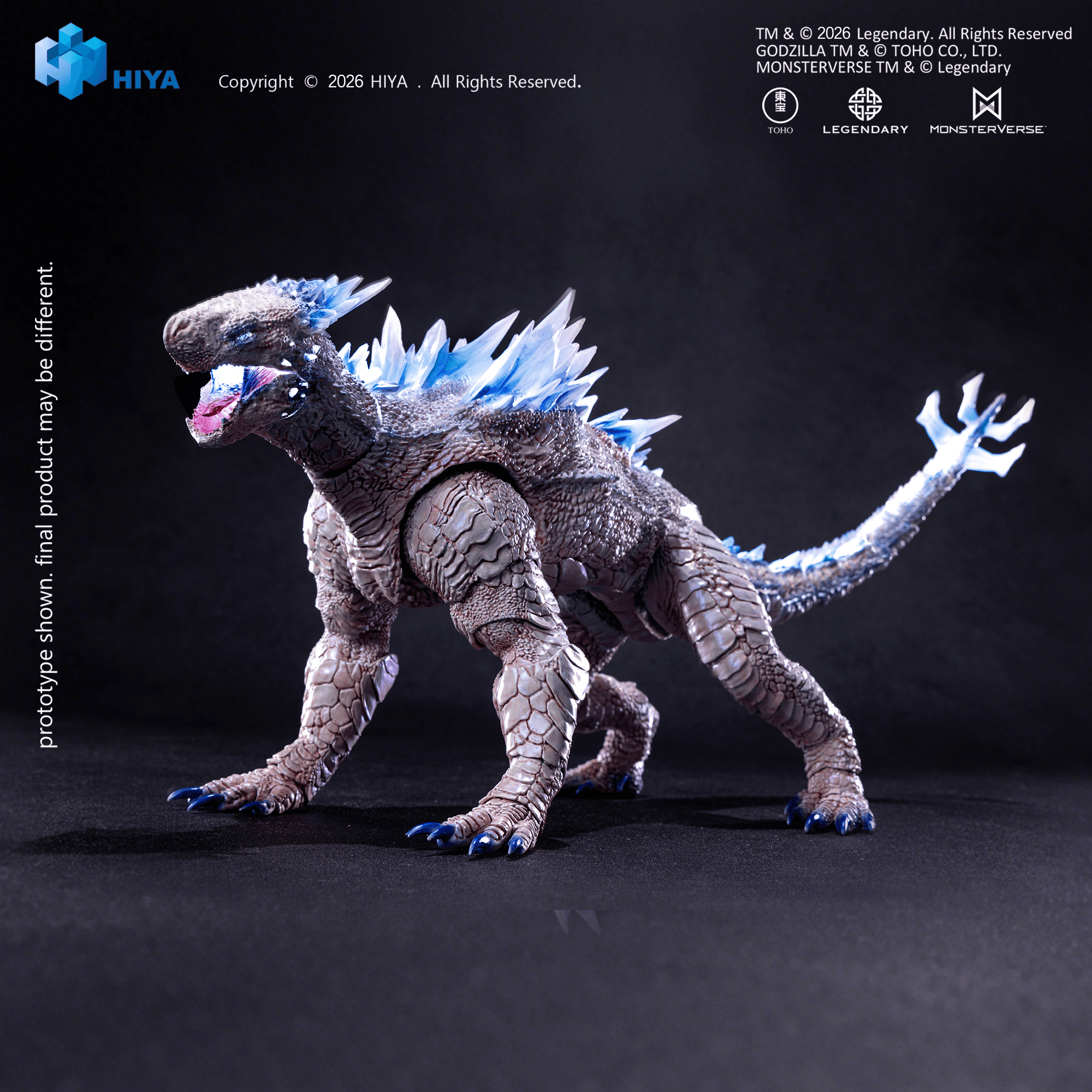 None Scale 6.7 Inch Godzilla x Kong The New Empire Frost Bite Blast Shimo Action Figure