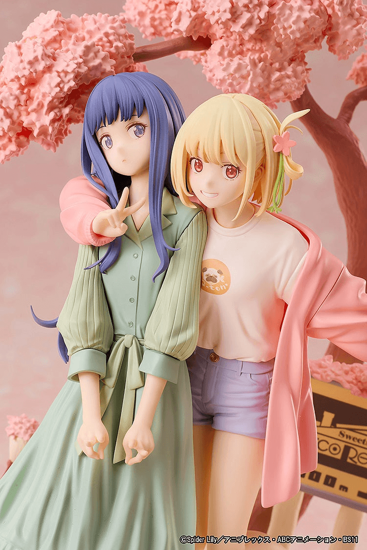 Lycoris Recoil Chisato Nishikigi &amp; Takina Inoue Spring Ver. Non-Scale Figure