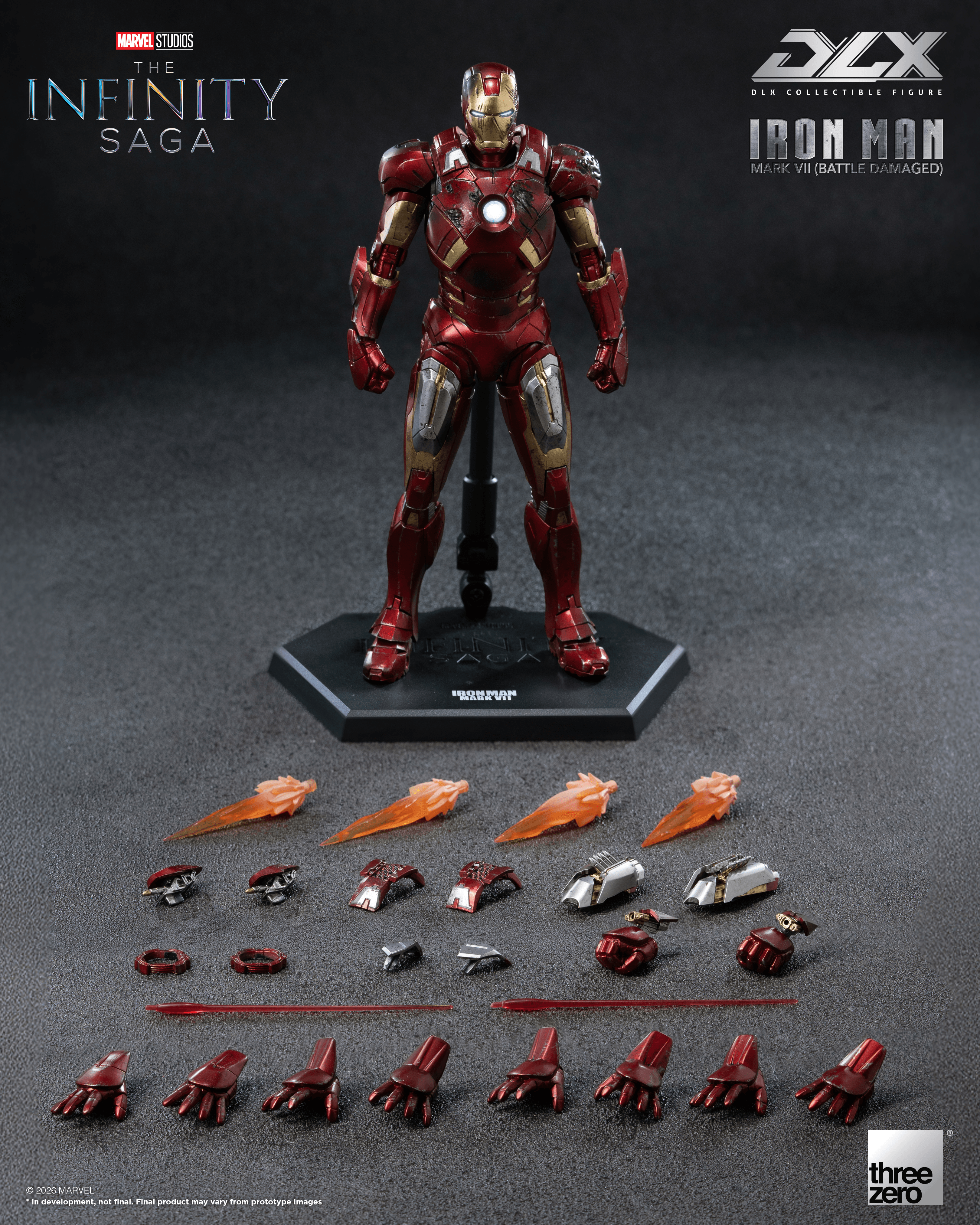 DLX Iron Man Mark 7 (Battle Damaged)
