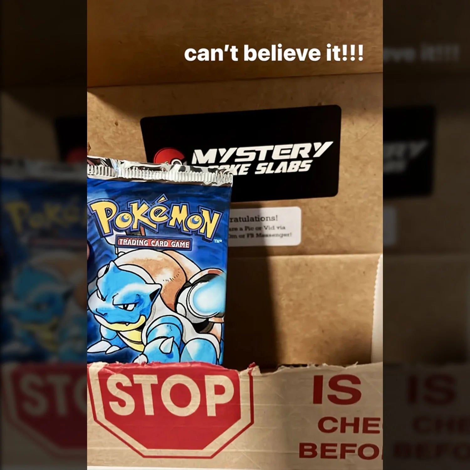 10X Pokémon Booster Packs and Golden Ticket