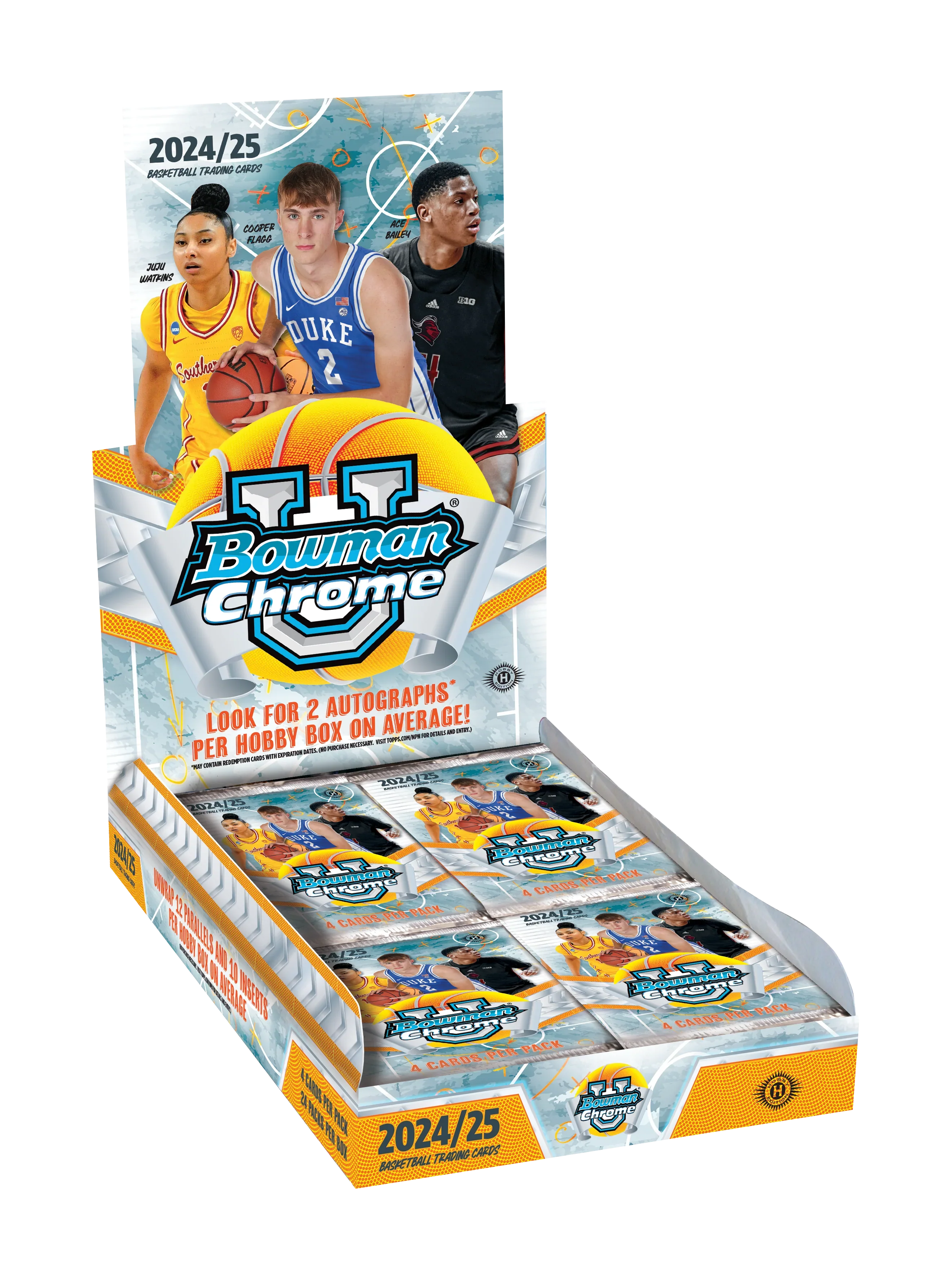 2024-25 Bowman University Chrome Basketball Hobby Box