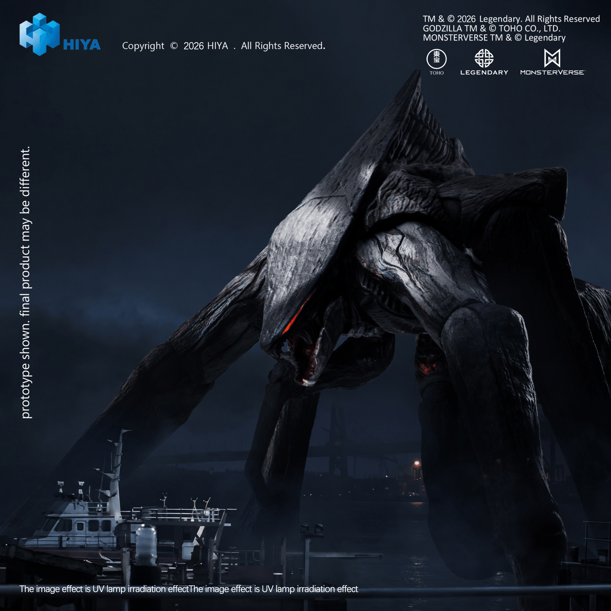None Scale 6 Inch Godzilla 2014 Male &amp; Female Muto Set Action Figure