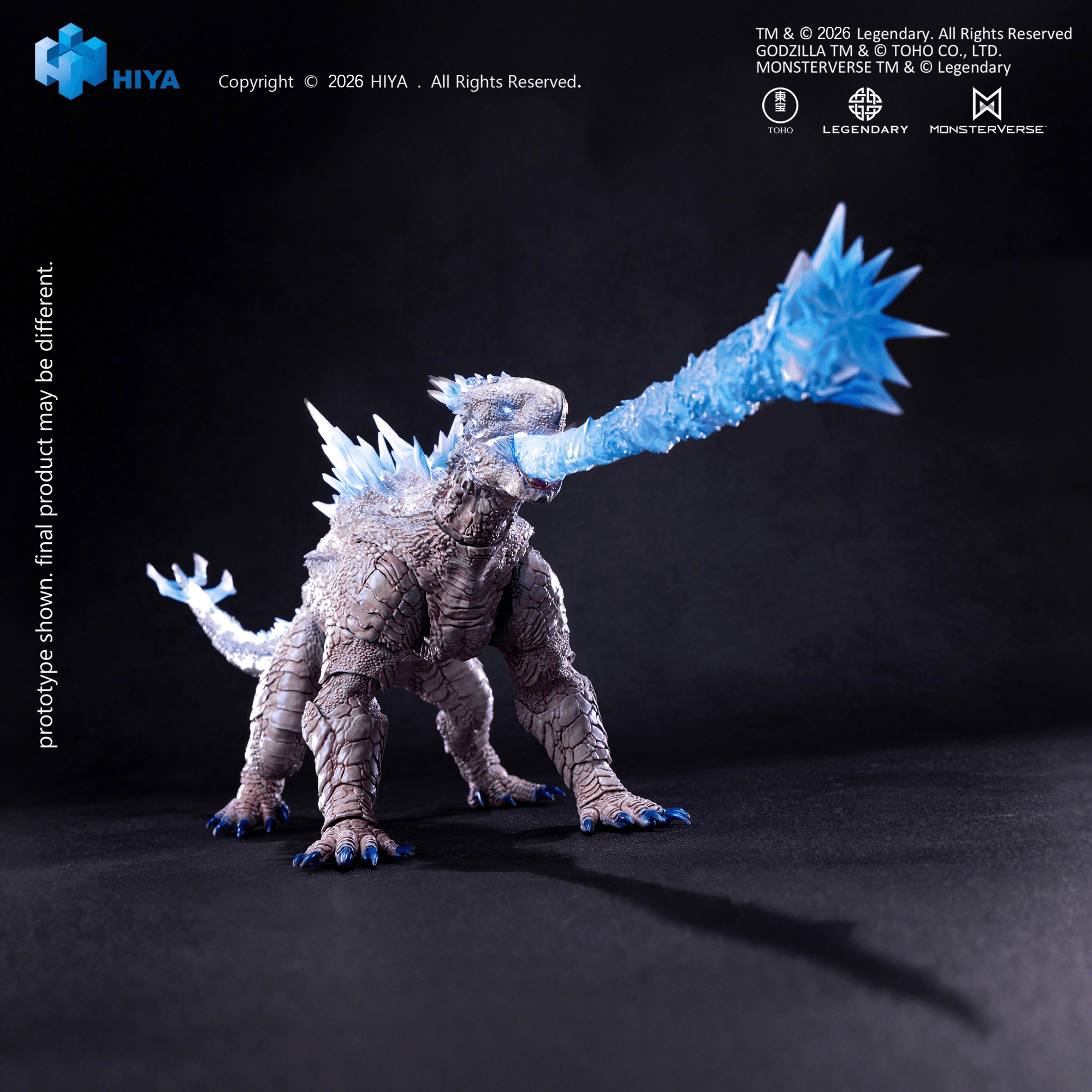 None Scale 6.7 Inch Godzilla x Kong The New Empire Frost Bite Blast Shimo Action Figure