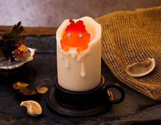 Swinging Calcifer LED Candle "Howl's Moving Castle" (Box/3)