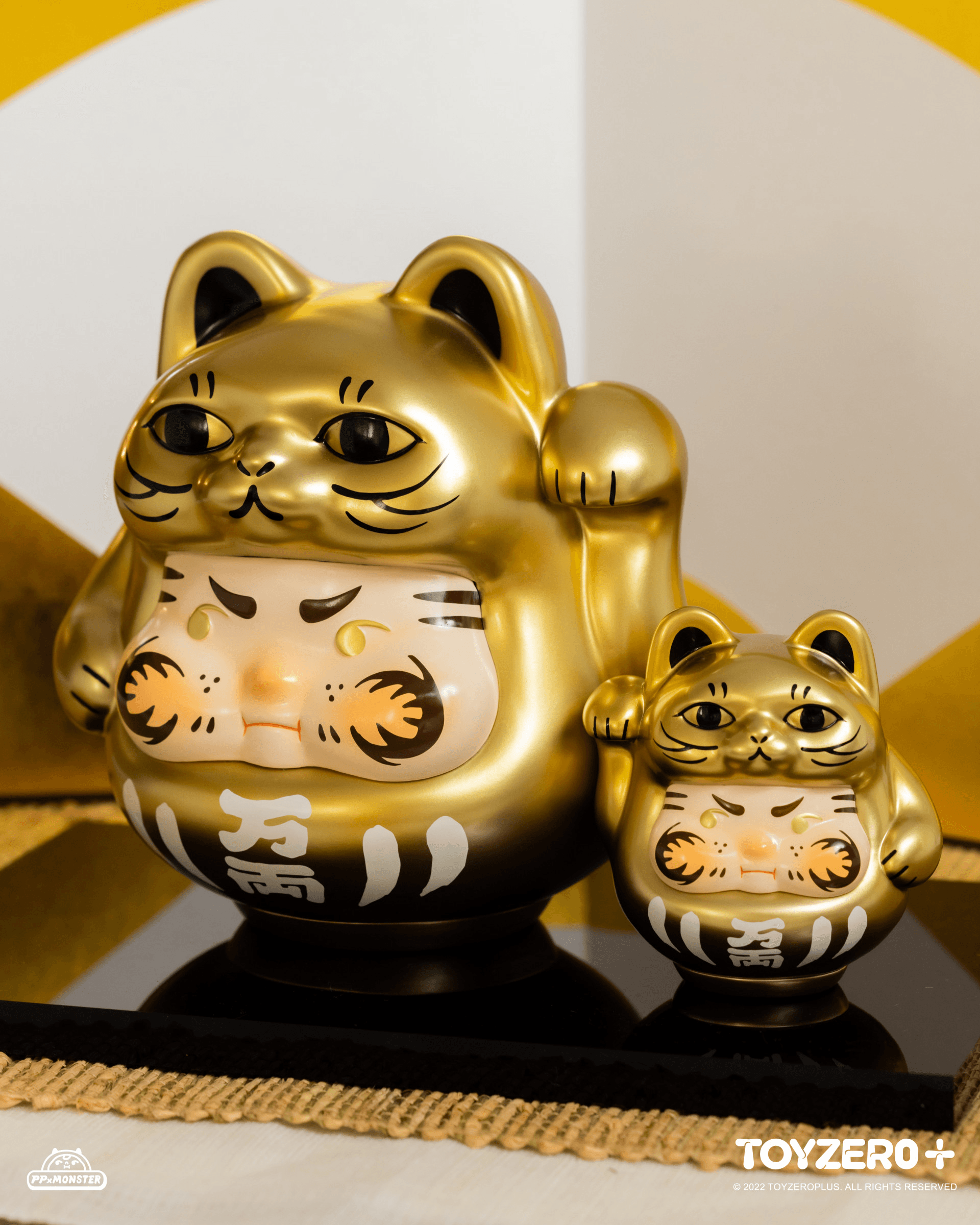 200% PP Lucky Cat Daruma (Golden cat edition)