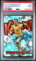 Zlatan Ibrahimovic 2024-25 Donruss FIFA KABOOM! SSP PSA 9