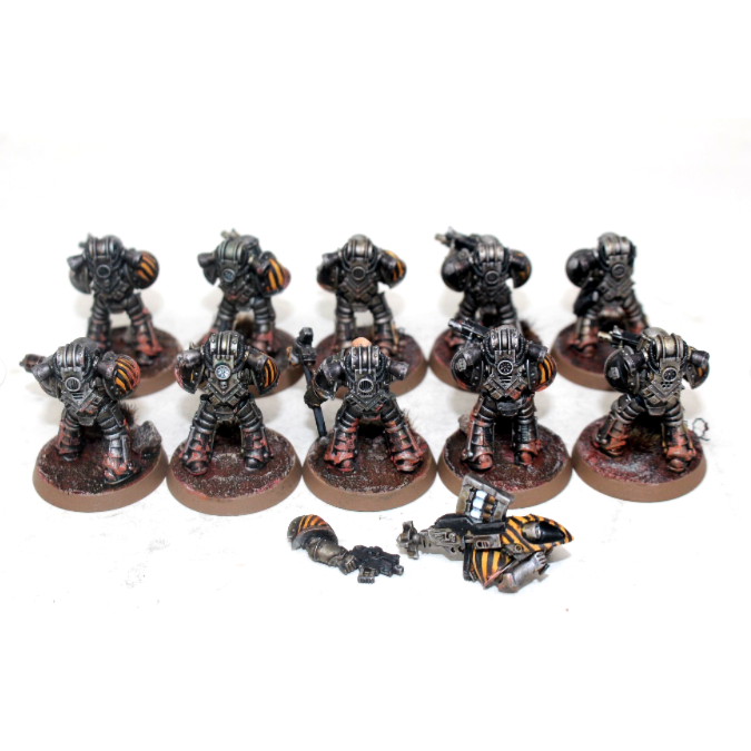 Warhammer Space Marines Iron Hands Tactical Squad Well Painted JYS44