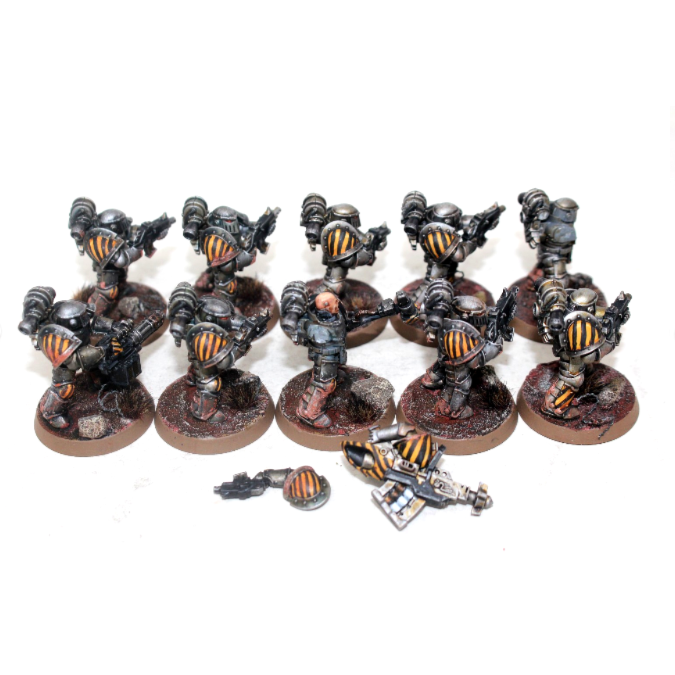 Warhammer Space Marines Iron Hands Tactical Squad Well Painted JYS44