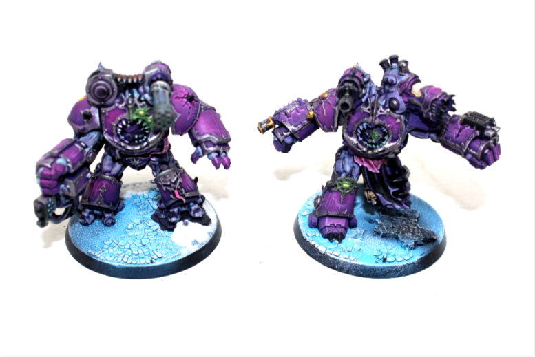 Warhammer Chaos Space Marines Obliterators Well Painted A20