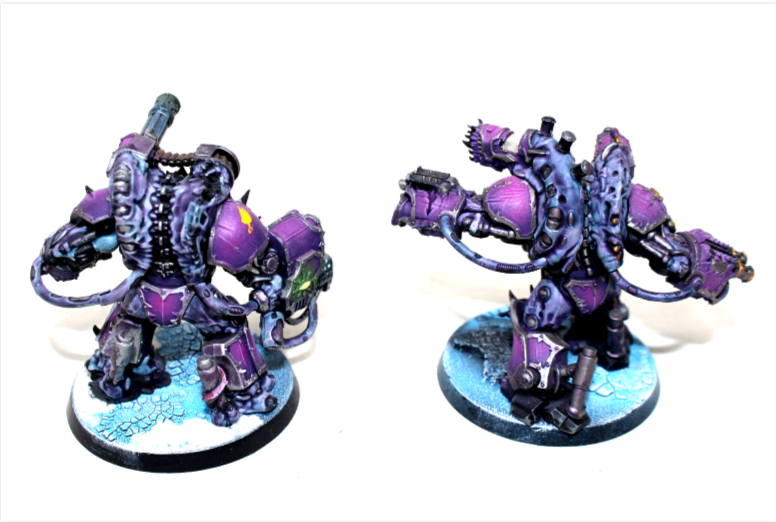 Warhammer Chaos Space Marines Obliterators Well Painted A20