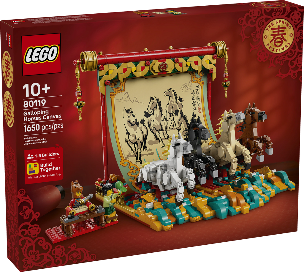 LEGO® Chinese Festivals Galloping Horses Canvas 80119
