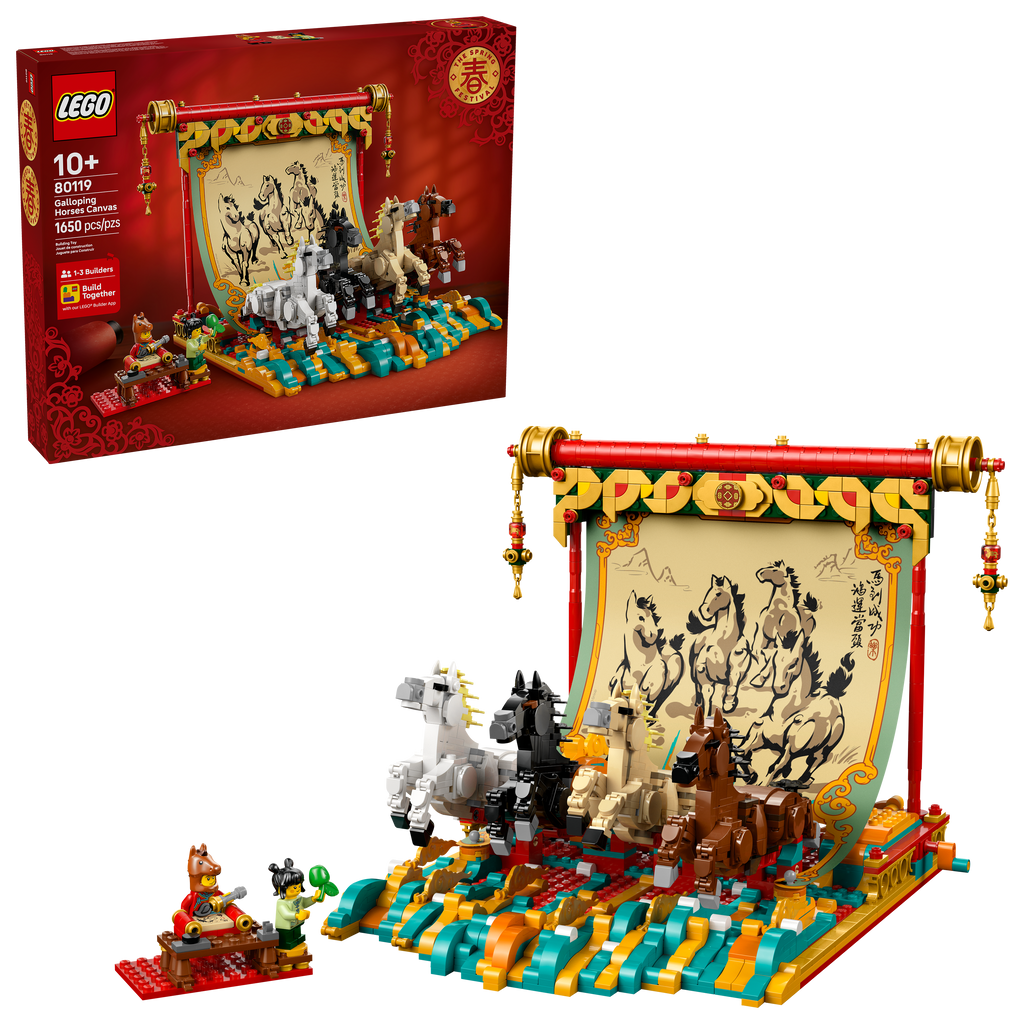 LEGO - Spring Festivals - Galloping Horses Canvas
