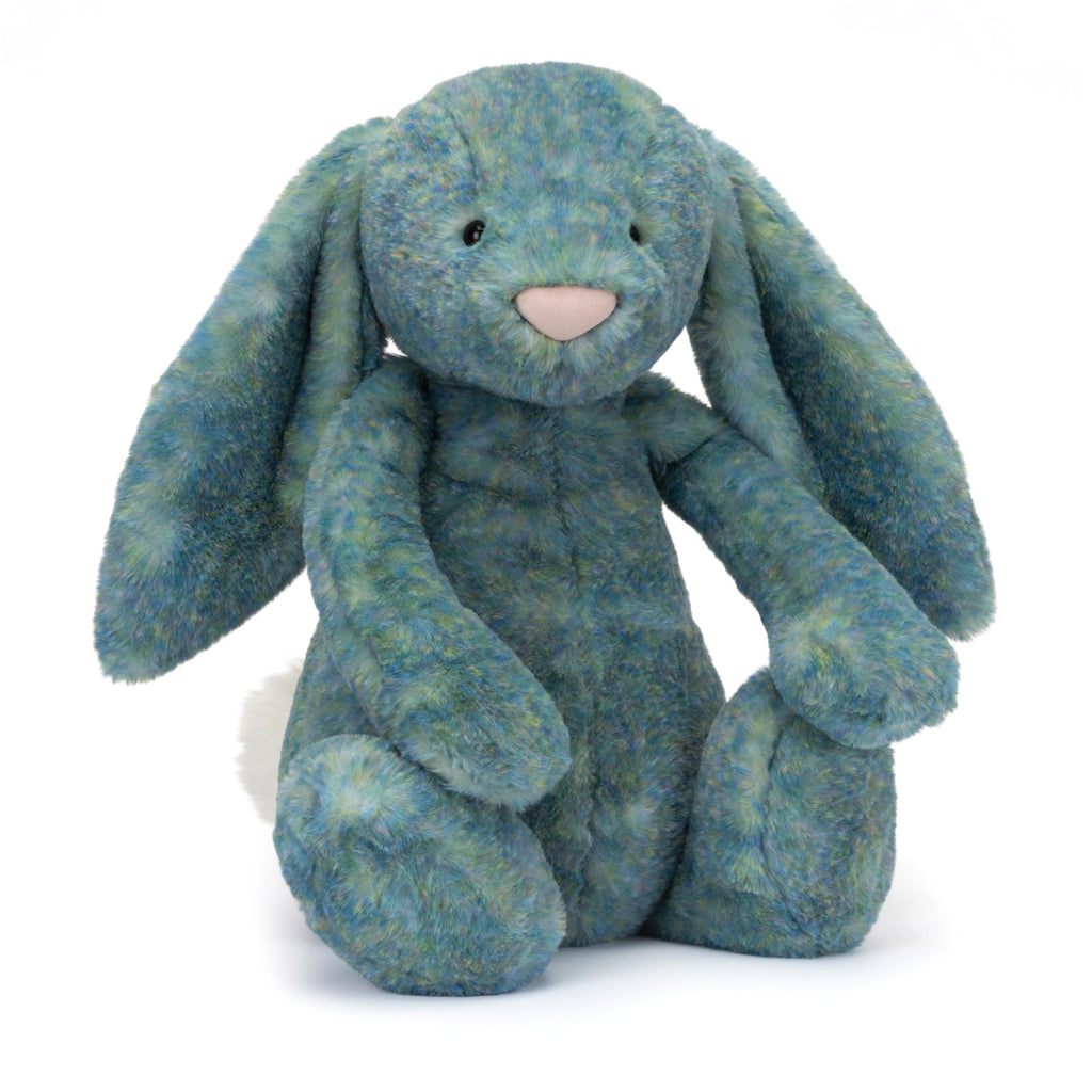 Jellycat Bashful Azure Luxe Bunny Stuffed Animal, Huge 20 Inches - Rabbit & Bunny Plush Toy - Classic Children'S Gift