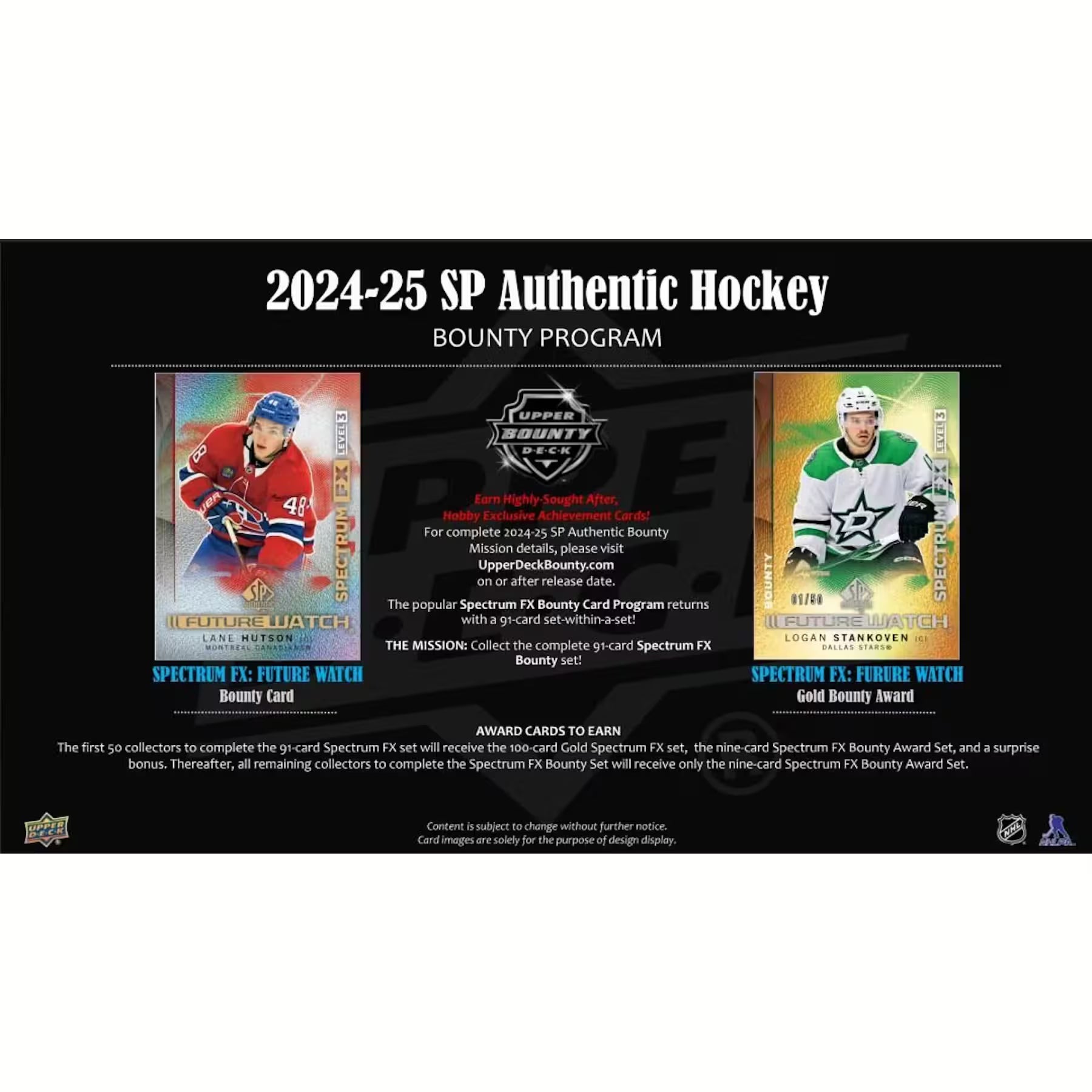 UPPER DECK SP AUTHENTIC HOCKEY 2024-2025