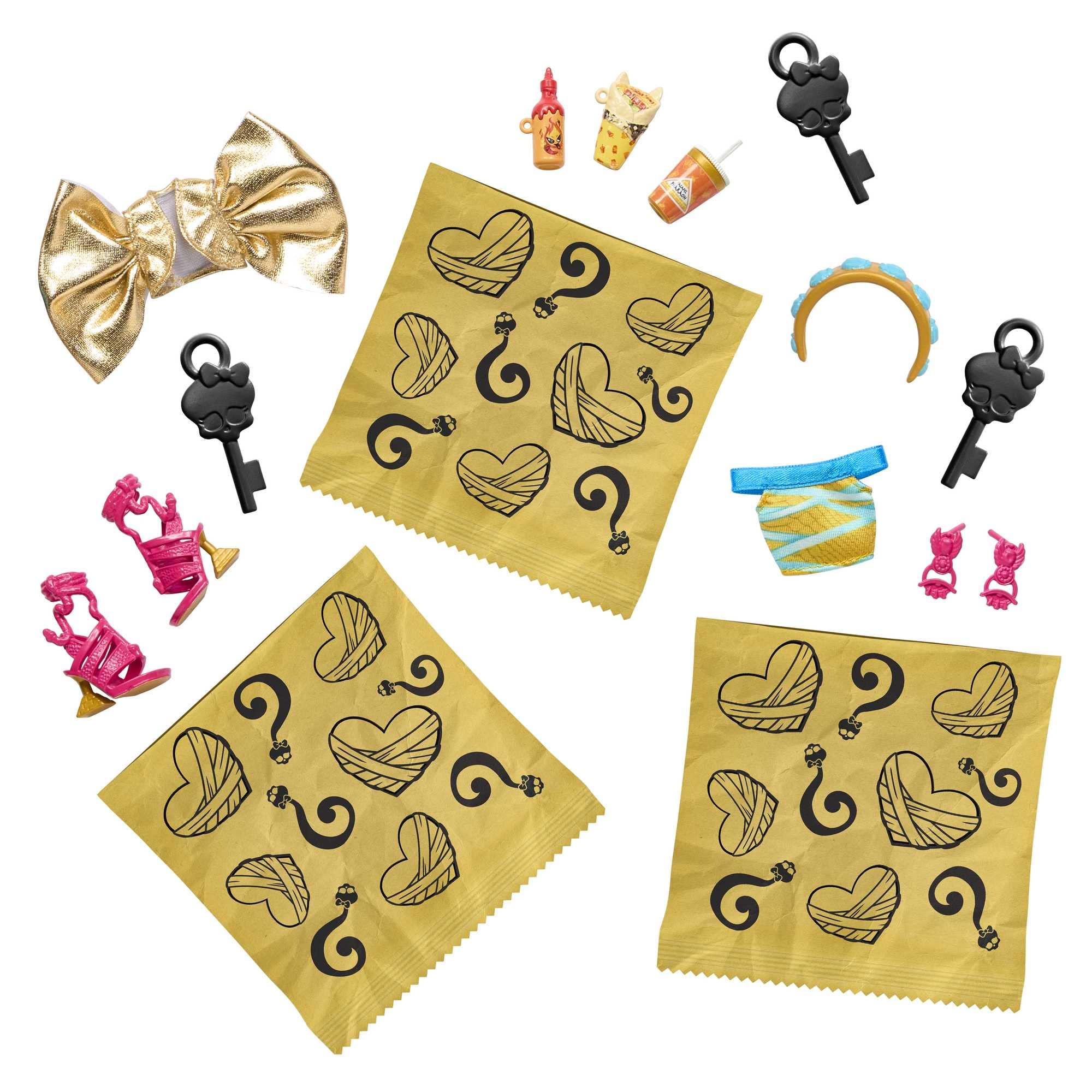 Monster High Skulltimate Secrets Doll & Clothes Accessories Set, Clawdeen Wolf With Dress-Up Locker & 19+ Surprises