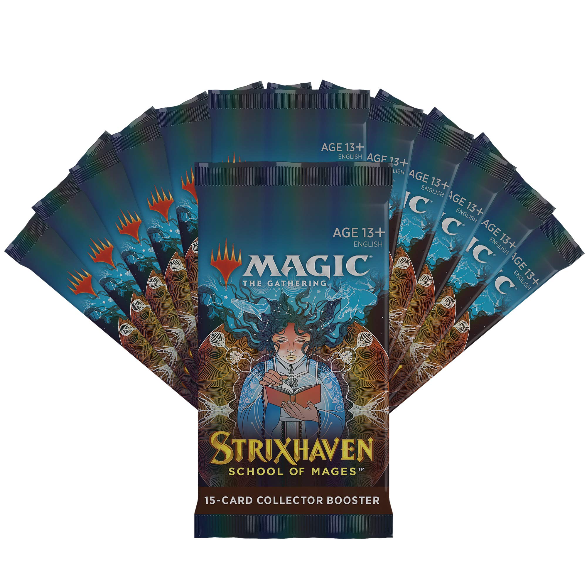 Magic The Gathering Strixhaven Collector Booster Box | 12 Packs (180 Magic Cards)