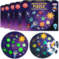 Cocomoco Kids Birthday Return Gifts For Kids Bulk Pack Of 10 Pcs - Solar System Puzzle - Glow In The Dark - Educational Toy - Sp