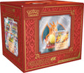 TCG: Glurak-ex-Super-Premium-Kollektion (3 holografische Promokarten, 1 Kartenständer-Spielfigur & 10 Boosterpacks)