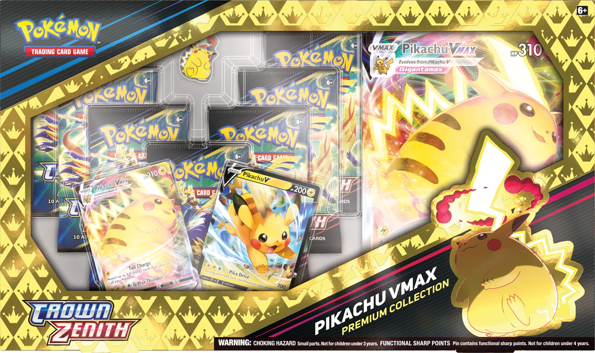 Pokemon: Crown Zenith Pikachu VMAX Premium Collection