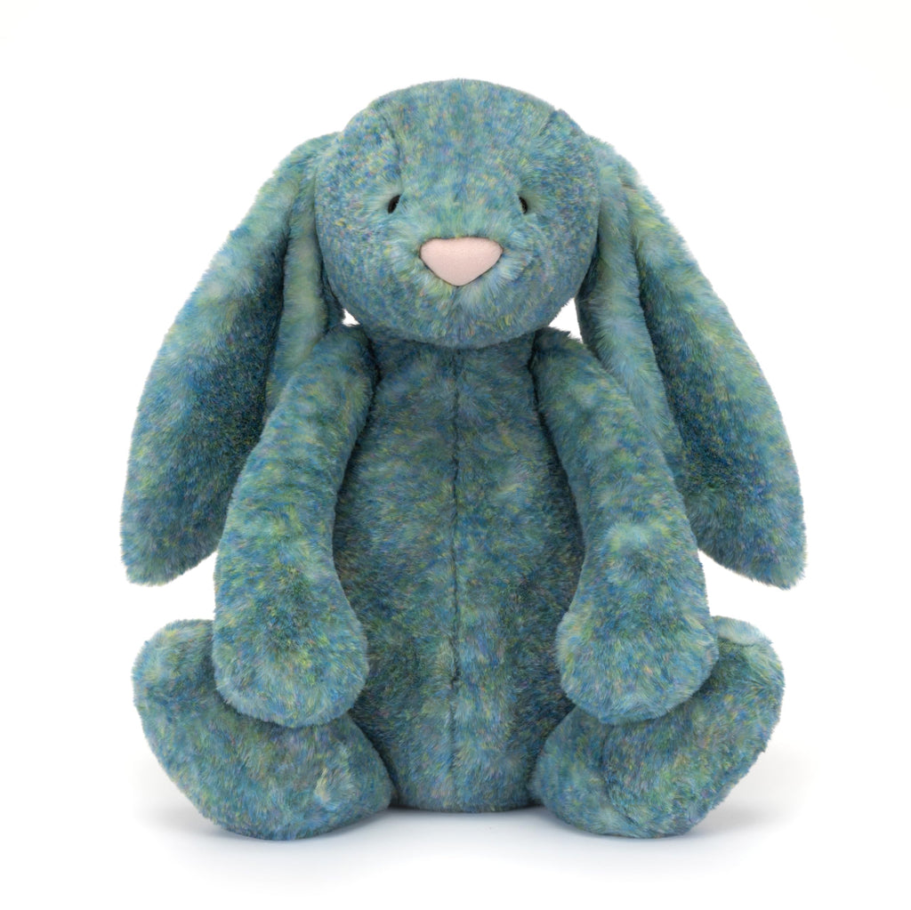 Jellycat Bashful Azure Luxe Bunny Stuffed Animal, Huge 20 Inches - Rabbit & Bunny Plush Toy - Classic Children'S Gift