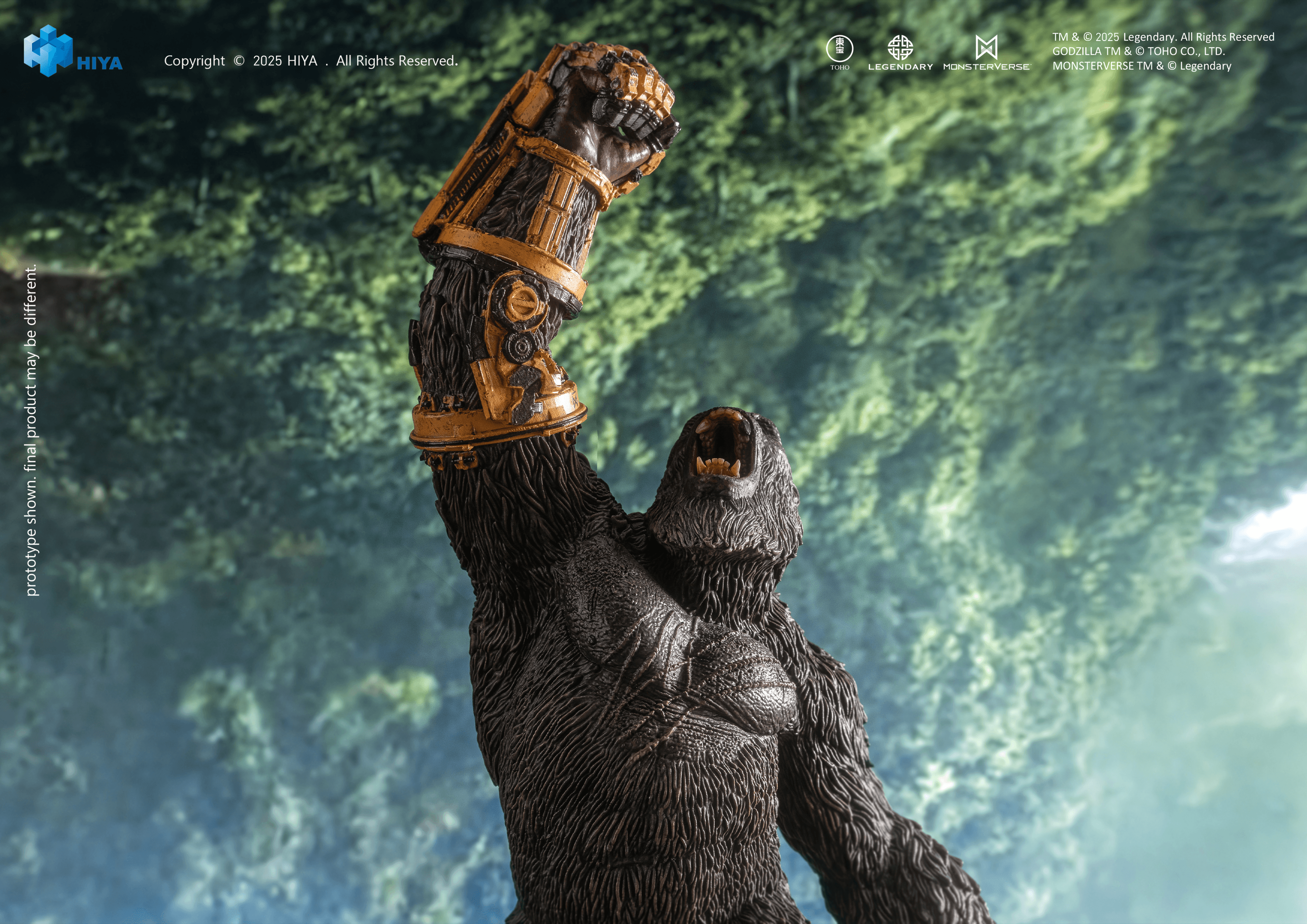 HIYA Stylist Series None Scale 8.7 Inch Godzilla x Kong The New Empire Kong B.E.A.S.T. Glove Version PVC statue